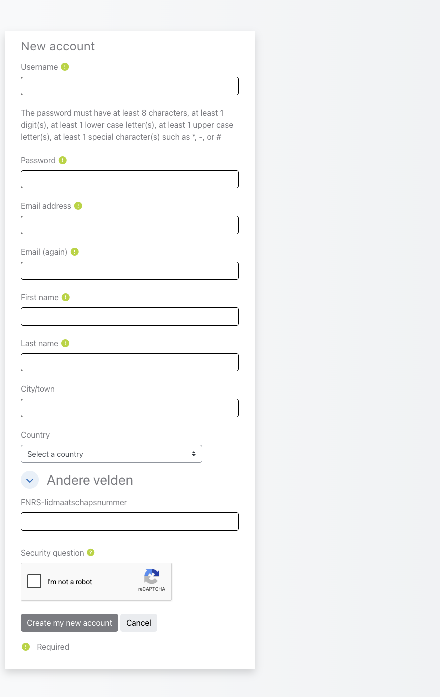 FNRS lidmaatschapsgeld